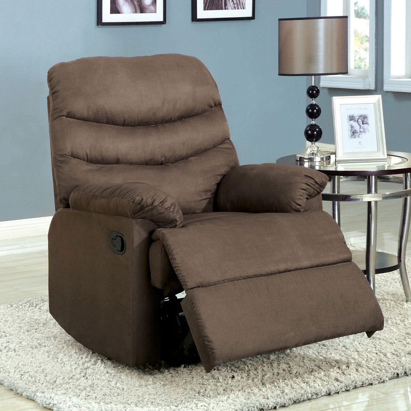 Pleasant Valley Transitional Reclining Chair Household Furniture Recliner Three Way